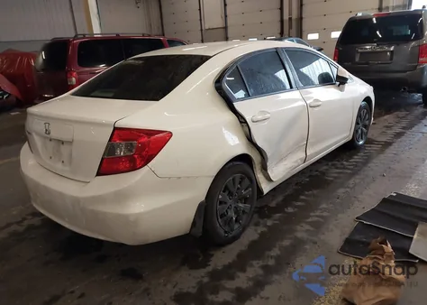 2012 Honda Civic Lx z USA, uszkodzony, nr VIN 19XFB2F56CE090897